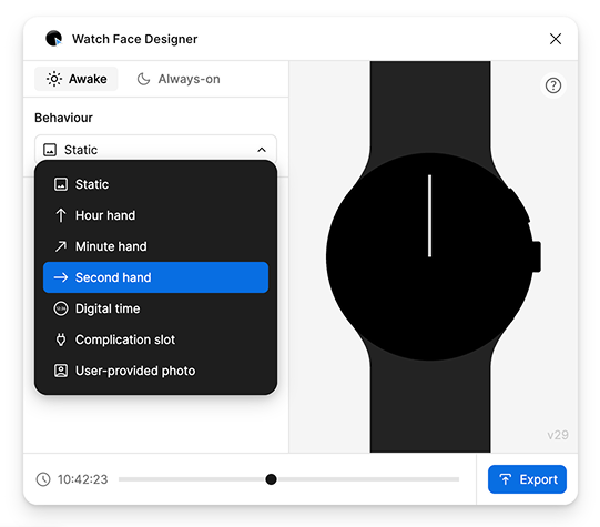 A opção "Usado" fica perto do meio da lista.